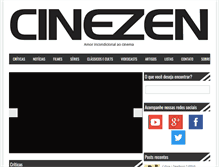 Tablet Screenshot of cinezencultural.com.br